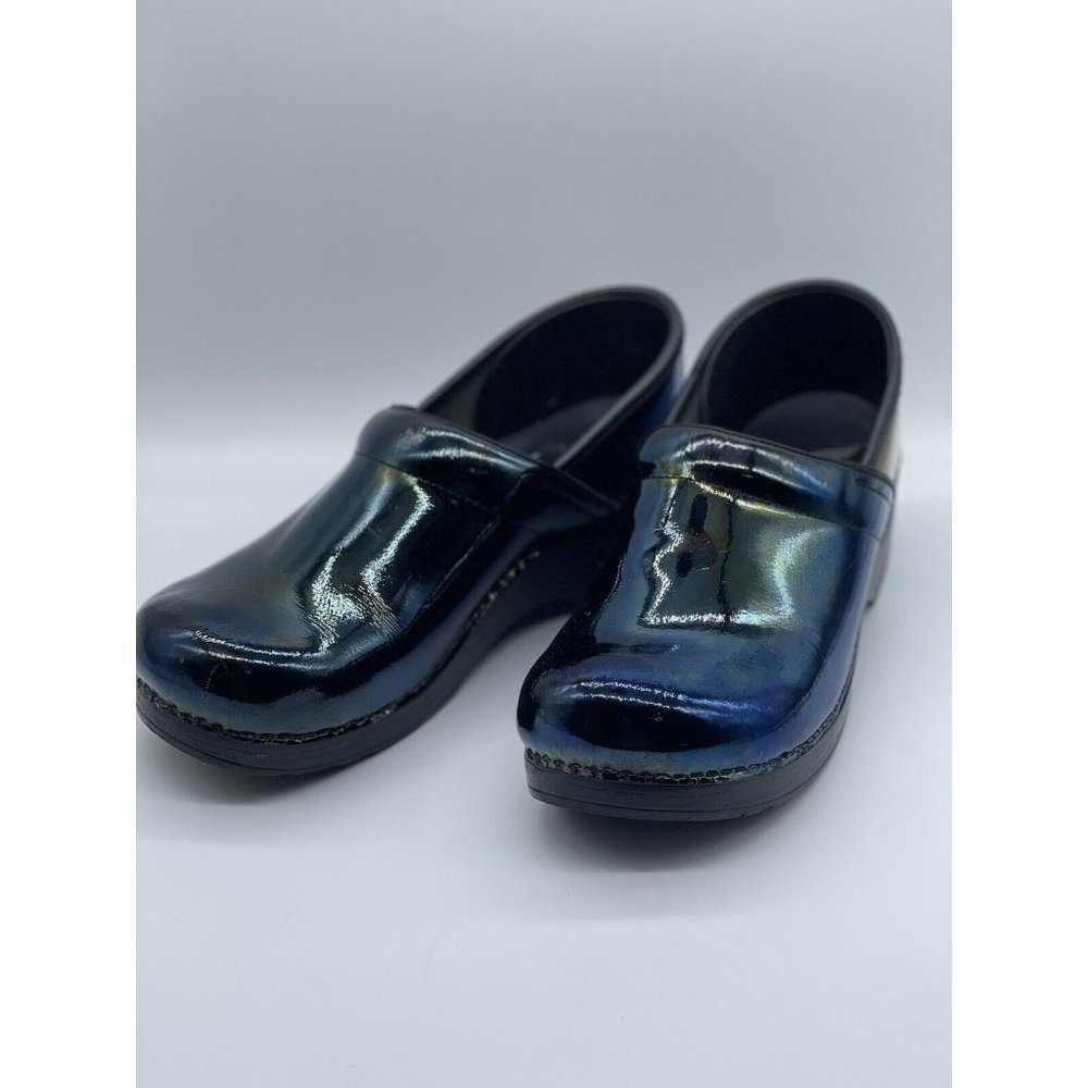 Dansko Women's Iridescent Rainbow Nurse Clogs Professional Comfort Shoes Size 40